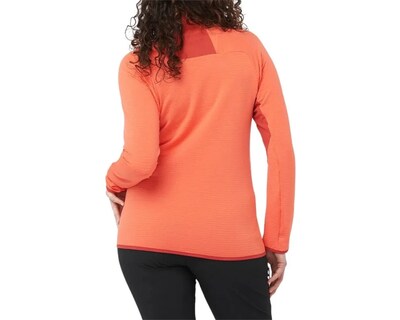 Foto 2 | Foto 2 | Sudadera Senderismo Salomon Essential Ltwarm Naranja Mujer L