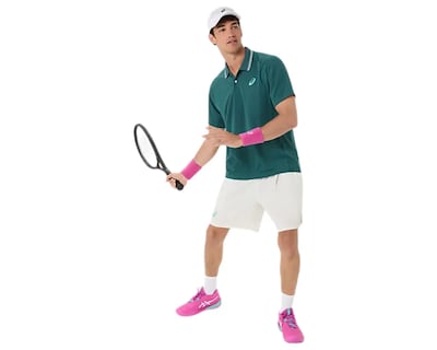 Foto 4 | Foto 4 | Playera Tennis Asics Game Verde para Hombre 2041a381.300