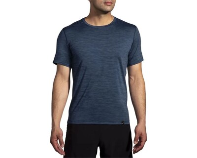 Foto 2 | Foto 2 | Playera Running Brooks Luxe Azul Hombre 211498412