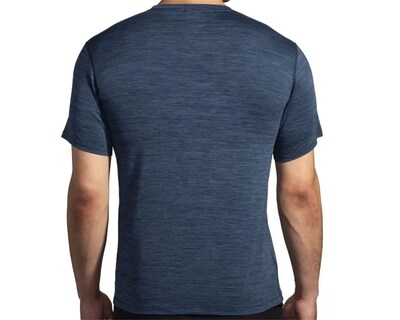 Foto 3 | Foto 3 | Playera Running Brooks Luxe Azul Hombre 211498412