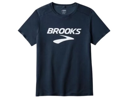 Foto 1 | Foto 1 | Playera Running Brooks Distance 3 Azul Hombre 211502482