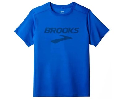 Foto 1 | Foto 1 | Playera Running Brooks Distance 3 Azul Hombre 211502493