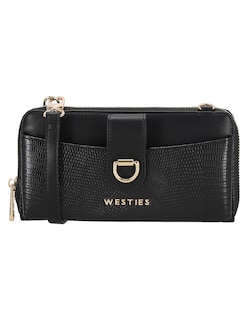 Foto 2 | Foto 2 | Cartera Westies Hbkhara4we Negro Sintetico Para Mujer