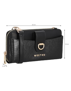 Foto 5 | Foto 5 | Cartera Westies Hbkhara4we Negro Sintetico Para Mujer