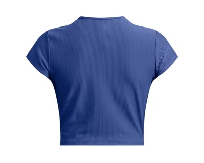 Foto 4 | Foto 4 | Playera Fitness Under Armour Meridian Rib Baby Azul Mujer 13
