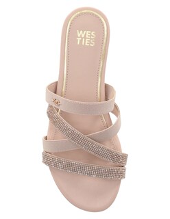 Foto 4 | Foto 4 | Sandalia Casual Westies Beige Textil Para Mujer