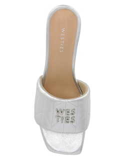 Foto 4 | Foto 4 | Sandalia De Tacón Casual Westies Plateado Sintetico Para Mujer