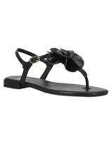 Sandalia Casual Westies Negro Sintético Para Mujer