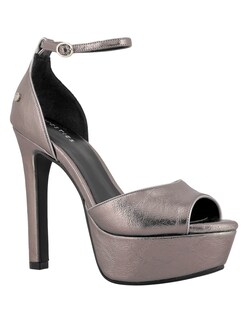 Foto 1 | Foto 1 | Sandalia De Tacón Casual Westies Gris Sintético Para Mujer