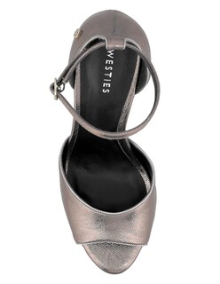 Foto 4 | Foto 4 | Sandalia De Tacón Casual Westies Gris Sintético Para Mujer