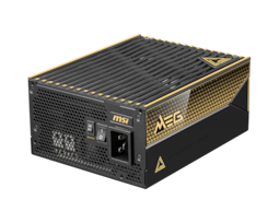 Fuente De Poder Msi Meg Ai1600t Pcie 5.1 1600w 80 Plus Titanium Full Modular Atx