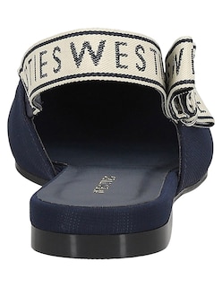 Foto 3 | Foto 3 | Balerina Casual Westies Azul Textil Para Mujer