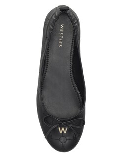 Foto 4 | Foto 4 | Balerina Casual Westies Negro Sintetico Para Mujer