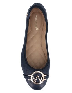 Foto 4 | Foto 4 | Balerina Casual Westies Azul Sintetico Para Mujer
