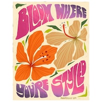 Cuadro Decorativo Impreso 70x100cm Bloom Where Youre Style