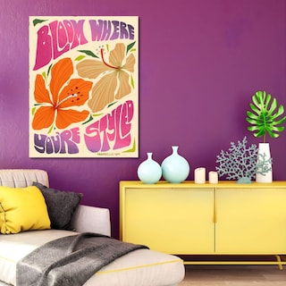 Foto 2 | Foto 2 | Cuadro Decorativo Impreso 60x80cm Bloom Where Youre Style