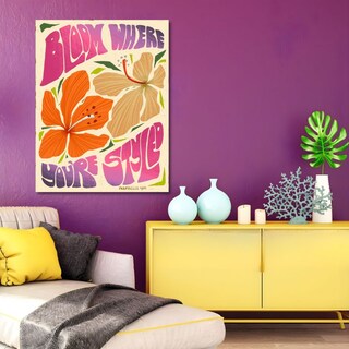 Foto 2 | Foto 2 | Cuadro Decorativo Impreso 90x122cm Bloom Where Youre Style