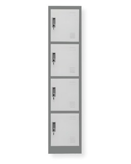 Foto 1 | Foto 1 | Locker Metálico 4 Puertas Con Llave Organizador Oficina Escuela Industrial Resistente