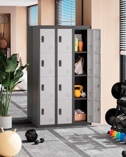 Foto 7 | Foto 7 | Locker Metálico 4 Puertas Con Llave Organizador Oficina Escuela Industrial Resistente