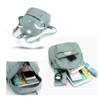 Foto 4 | Foto 4 | Mochila Para Mujer Eo Safe Imports Esi-24916 Verde