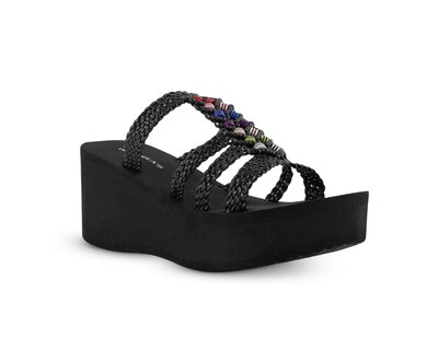 Foto 1 | Foto 1 | Sandalia Gabriela's Negro 3201427 con Chinela para Mujer