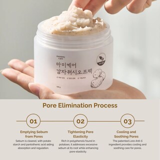 Foto 3 | Foto 3 | Mascarilla Facial Mommy Care Potato Wash Off Pack 100g – Tratamiento Suave Para Poros Dilatados Y Piel Clara