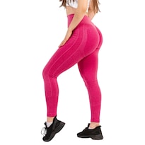 Legging Deportivo Gda Seamless Diseño Puntos Color Fiusha