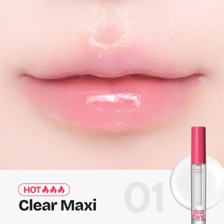 Foto 3 | Foto 3 | Bálsamo Labial Dearthing Glow Effect Lip Plumper #01 Clear Maxi 1.5g – Efecto Voluminizador Y Brillo Natural