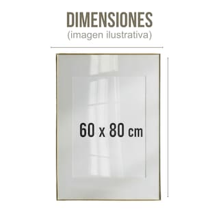 Foto 3 | Foto 3 | Cuadro Decorativo Impreso 60x80cm Flor Azul