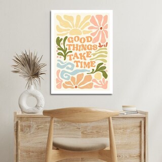 Foto 2 | Foto 2 | Cuadro Decorativo Impreso 40x60cm Good Things Take Time