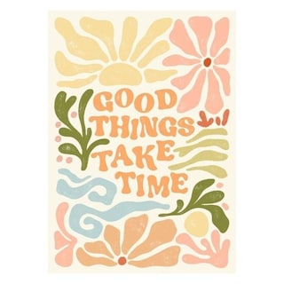 Foto 1 | Foto 1 | Cuadro Decorativo Impreso 70x100cm Good Things Take Time