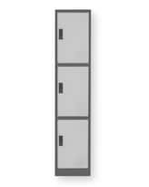 Casillero Metálico De 3 Puertas Con Chapa Y Llave – Guardado Oficina Escuela Gimnasio