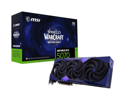 Foto 1 | Foto 1 | Tarjeta De Video Msi Nvidia Geforce Rtx 5070 World Of Warcraft Midnight Void Edition Oc 12gb Gddr7 Hdmi/dp