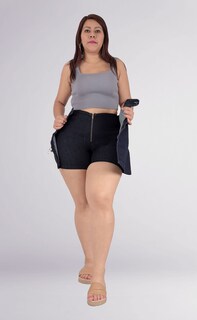 Foto 6 | Foto 6 | Short Falda Mezclilla Levanta Pompa Sea Brazil Mujer