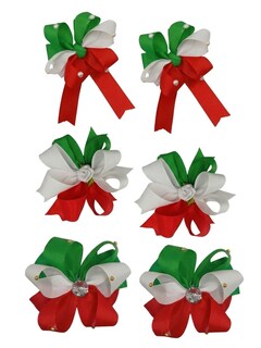 Foto 1 | Foto 1 | Pack de 3 Moños Tricolor para Pelo