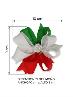 Foto 3 | Foto 3 | Pack de 3 Moños Tricolor para Pelo