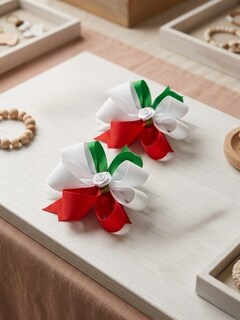 Foto 5 | Foto 5 | Pack de 3 Moños Tricolor para Pelo