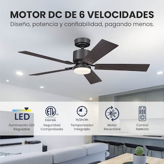 Foto 3 | Foto 3 | Eleve Comfort De 3 Aspas M2 52in Color Bronce