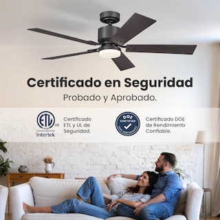 Foto 6 | Foto 6 | Eleve Comfort De 3 Aspas M2 52in Color Bronce