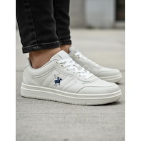 Tenis Polo Hombre Blanco Sneakers 260 Polg01 Blanco