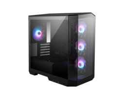 Gabinete Msi Mag Pano M100r Pz Micro-atx Argb Negro 4 Ventiladores Usb-c Cristal Templado Sin Fuente