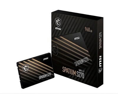 Foto 1 | Foto 1 | SSD MSI Spatium S270 960 GB Sata 2.5 500mb/s Lectura 450mb/s Escritura