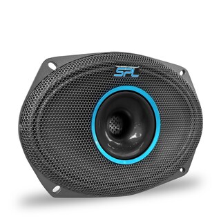 Foto 5 | Foto 5 | Bocina 6.x9 Cono Azul Plateado 1300w De Potencia By Steelpro Negro