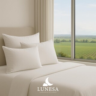 Foto 3 | Foto 3 | Almohada Lunesa Memory Foam 60 x 40 cm Blanca 2 Piezas