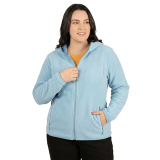 Foto 1 | Foto 1 | Sudadera Fleece Plus Size Para Mujer Cuello Alto Greenlander Azul Cielo