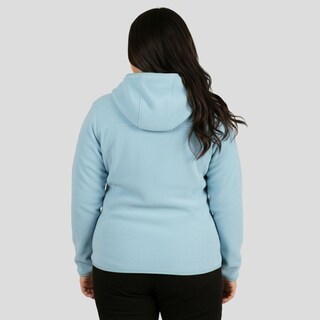 Foto 5 | Foto 5 | Sudadera Fleece Plus Size Para Mujer Cuello Alto Greenlander Azul Cielo