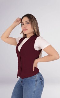 Foto 2 | Foto 2 | Chaleco Formal Beige Sea Brazil Para Mujer