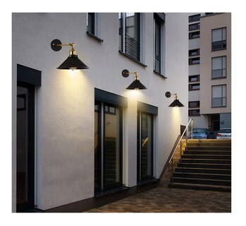 Foto 2 | Foto 2 | Lámparas de Pared Interior Vintage Industrial E26 Negro 3 Piezas