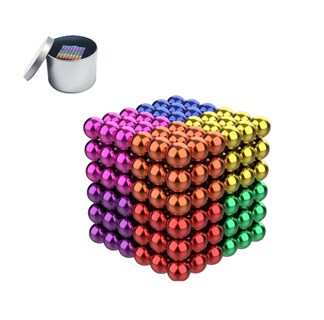 Foto 1 | Foto 1 | Juguete Cubo Magnetico 216 Pzs 5mm Multicolor Metalico