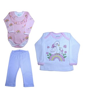 Foto 1 | Foto 1 | Set De 3pz Para Niña Colate Arcoiris Lila